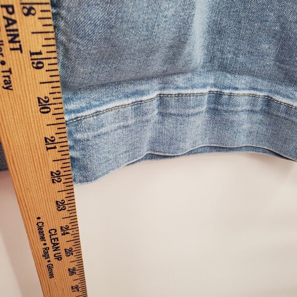 M Jeans By Maurices 25" Wide Leg Crop Women Size 20W Regular High Rise Stretch - Picture 11 of 14